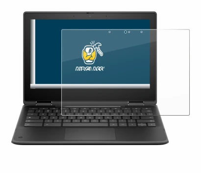 Immagine del dispositivo HP Fortis Flip G1i 11" con un'ampia varietà di protezioni per lo schermo.