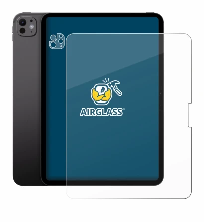 Immagine del dispositivo Apple iPad Pro 13" 2024 (Fronte+Fotocamera) con un'ampia varietà di protezioni per lo schermo.