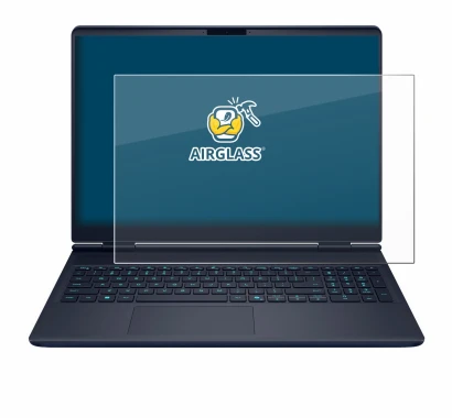 Immagine del dispositivo Dell Alienware 16X con un'ampia varietà di protezioni per lo schermo.