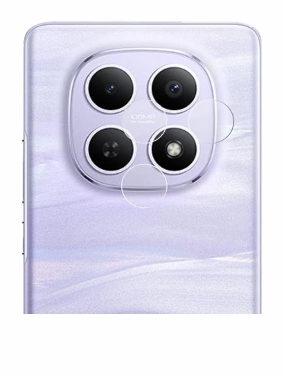 Immagine del dispositivo Xiaomi Redmi Note 15 (SOLO Camera) con un'ampia varietà di protezioni per lo schermo.