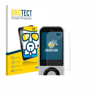 Parte frontale di una confezione del prodotto con il logo del marchio BROTECT. Accanto è raffigurato il dispositivo Sofabaton