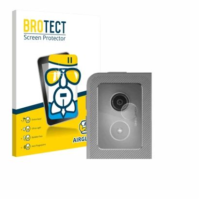 Parte frontale di una confezione del prodotto con il logo del marchio BROTECT. Accanto è raffigurato il dispositivo Lenovo Ide