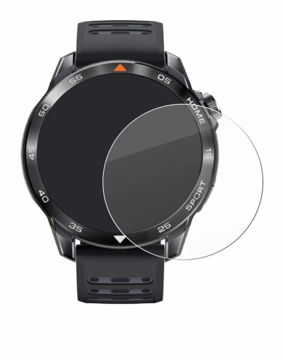 Immagine del dispositivo Xiaomi Mibro GS Pro 2 con un'ampia varietà di protezioni per lo schermo.