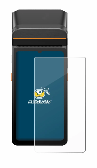 Immagine del dispositivo Sunmi V3 A13 con un'ampia varietà di protezioni per lo schermo.