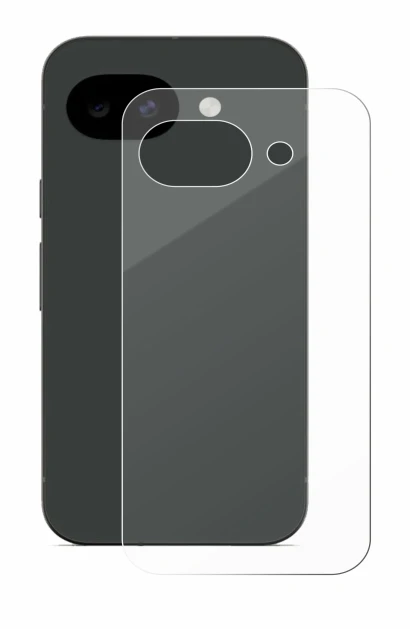Immagine del dispositivo Google Pixel 10a (Posteriore) con un'ampia varietà di protezioni per lo schermo.