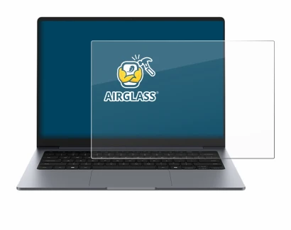 Immagine del dispositivo Samsung Galaxy Book6 14" con un'ampia varietà di protezioni per lo schermo.