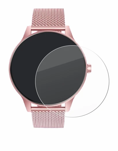 Immagine del dispositivo TAOLOON Smartwatch 1.27" con un'ampia varietà di protezioni per lo schermo.