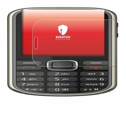 Immagine del dispositivo Nokia 3720 classic con un'ampia varietà di protezioni per lo schermo.