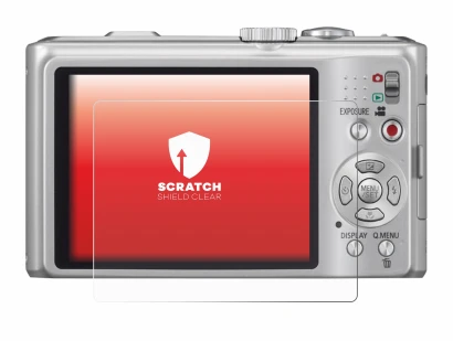 Immagine del dispositivo Panasonic Lumix DMC-TZ10 con un'ampia varietà di protezioni per lo schermo.