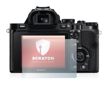 Immagine del dispositivo Sony Alpha 7 (ILCE-7) con un'ampia varietà di protezioni per lo schermo.