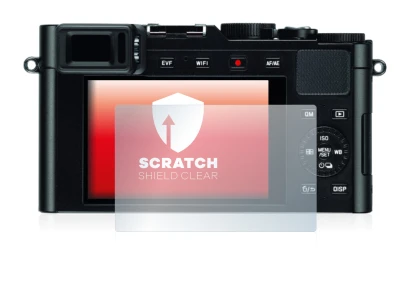 Immagine del dispositivo Leica D-Lux (Typ 109) con un'ampia varietà di protezioni per lo schermo.