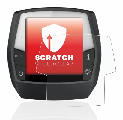 Immagine del dispositivo Bosch Intuvia Performance Line con un'ampia varietà di protezioni per lo schermo.