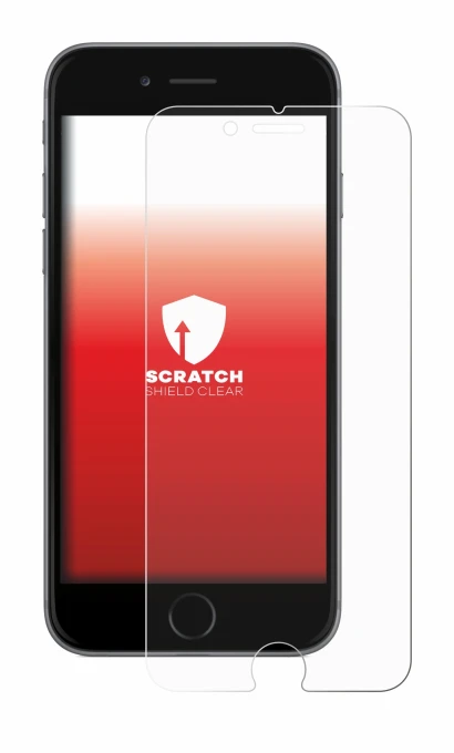 Immagine del dispositivo Apple iPhone 6 con un'ampia varietà di protezioni per lo schermo.