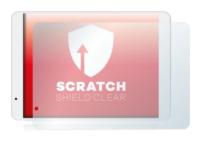 Immagine del dispositivo Teclast X89HD con un'ampia varietà di protezioni per lo schermo.