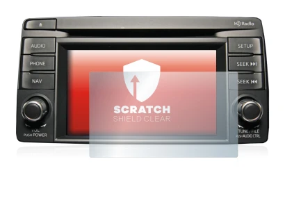 Immagine del dispositivo Mazda CX-5 2012-2014 Infotainment System con un'ampia varietà di protezioni per lo schermo.