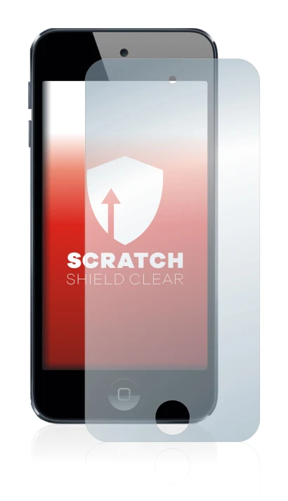 Immagine del dispositivo Apple iPod Touch (6a. Gen.) con un'ampia varietà di protezioni per lo schermo.
