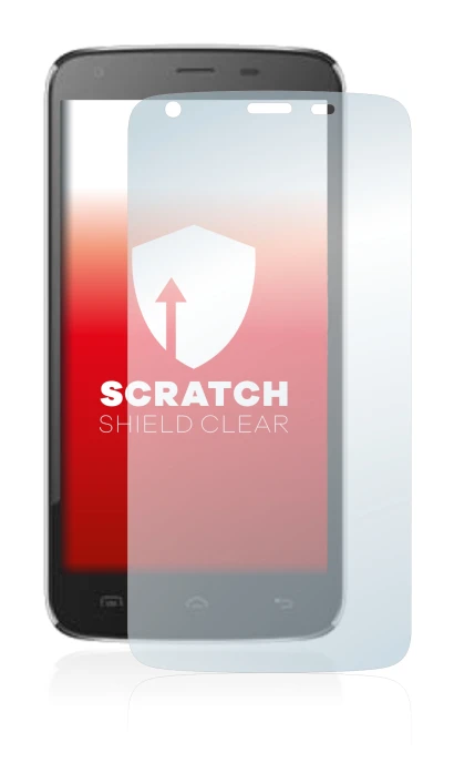 Immagine del dispositivo Doogee T6 con un'ampia varietà di protezioni per lo schermo.