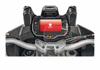 Immagine del dispositivo Ducati Multistrada 1200 2015+ Display del tachimetro con un'ampia varietà di protezioni per lo scherm