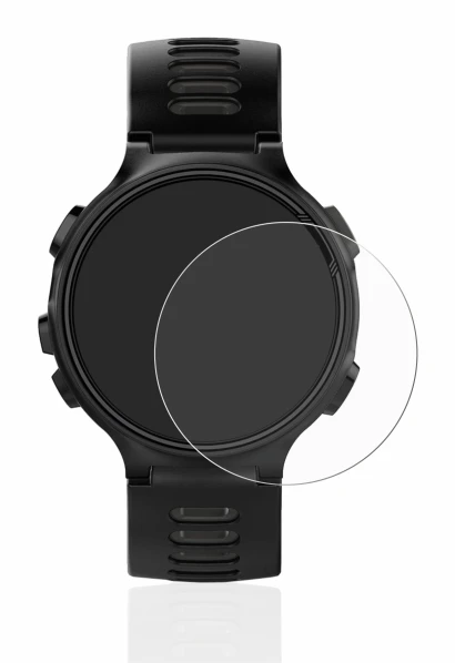 Immagine del dispositivo Garmin Forerunner 735XT con un'ampia varietà di protezioni per lo schermo.