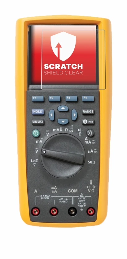 Immagine del dispositivo Fluke MultiMeter 289 con un'ampia varietà di protezioni per lo schermo.