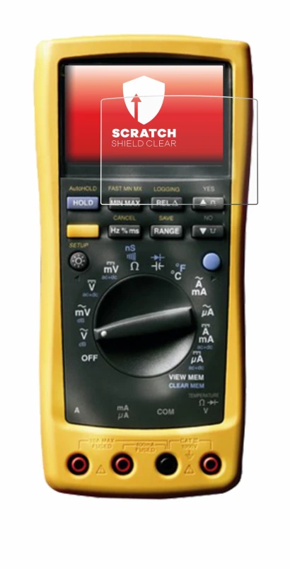 Immagine del dispositivo Fluke MultiMeter 189 con un'ampia varietà di protezioni per lo schermo.