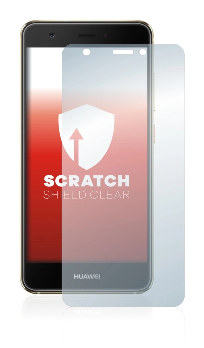 Immagine del dispositivo Huawei Nova con un'ampia varietà di protezioni per lo schermo.