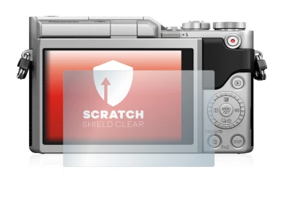 Immagine del dispositivo Panasonic Lumix DC-GX800 con un'ampia varietà di protezioni per lo schermo.