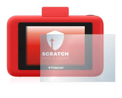 Immagine del dispositivo Polaroid Snap Touch con un'ampia varietà di protezioni per lo schermo.