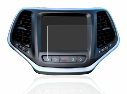 Immagine del dispositivo Jeep Cherokee BJ 2014-2018 (Uconnect 8.4") con un'ampia varietà di protezioni per lo schermo.