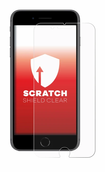 Immagine del dispositivo Apple iPhone 8 Plus con un'ampia varietà di protezioni per lo schermo.