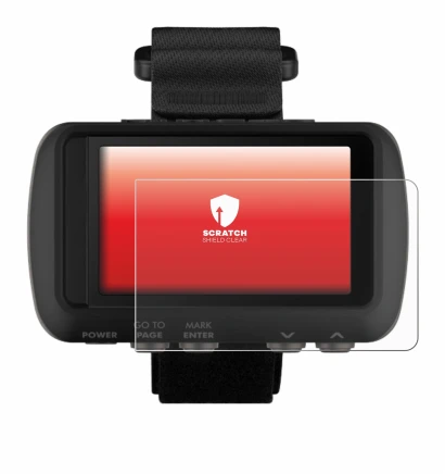 Immagine del dispositivo Garmin Foretrex 601 con un'ampia varietà di protezioni per lo schermo.