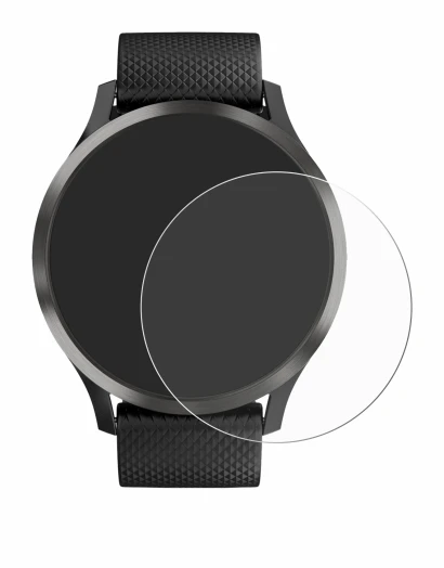 Immagine del dispositivo Garmin vivomove HR con un'ampia varietà di protezioni per lo schermo.