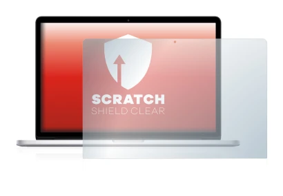 Immagine del dispositivo Apple MacBook Pro 15" 2017 con un'ampia varietà di protezioni per lo schermo.