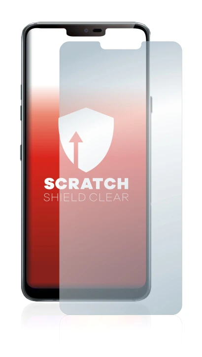 Immagine del dispositivo LG G7 ThinQ con un'ampia varietà di protezioni per lo schermo.