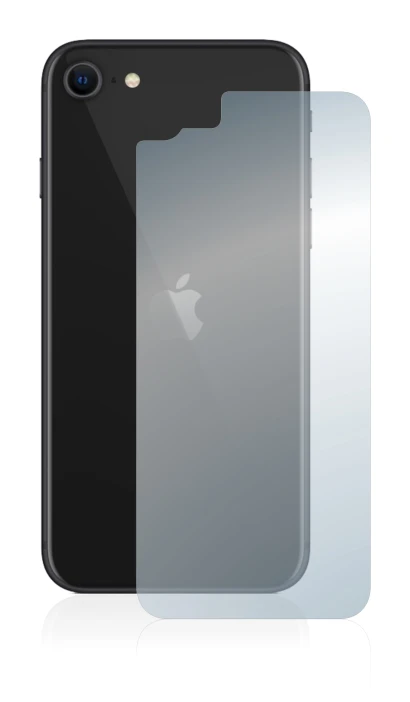 Immagine del dispositivo Apple iPhone SE 2 2020 (Posteriore) con un'ampia varietà di protezioni per lo schermo.