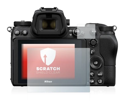 Immagine del dispositivo Nikon Z 6 con un'ampia varietà di protezioni per lo schermo.