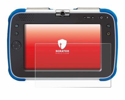 Immagine del dispositivo Vtech Storio Max XL 2.0 con un'ampia varietà di protezioni per lo schermo.
