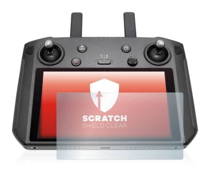 Immagine del dispositivo DJI Smart Controller con un'ampia varietà di protezioni per lo schermo.