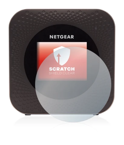 Immagine del dispositivo Netgear Nighthawk M1 con un'ampia varietà di protezioni per lo schermo.
