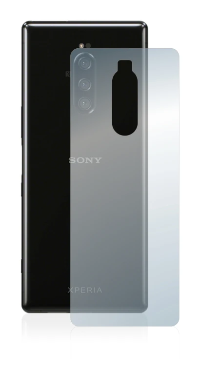 Immagine del dispositivo Sony Xperia 1 (Posteriore) con un'ampia varietà di protezioni per lo schermo.