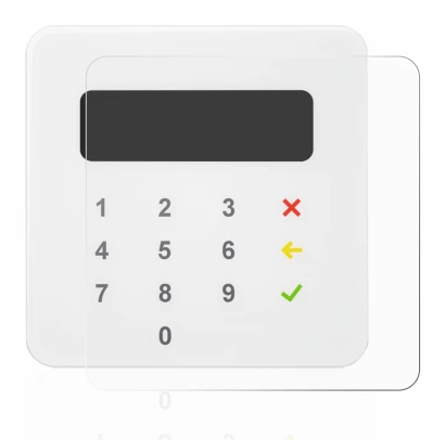 Immagine del dispositivo SumUp Air con un'ampia varietà di protezioni per lo schermo.