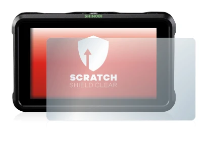 Immagine del dispositivo Atomos Shinobi SDI con un'ampia varietà di protezioni per lo schermo.