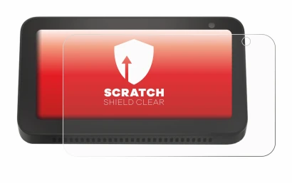 Immagine del dispositivo Amazon Echo Show 5 (2a Gen.) con un'ampia varietà di protezioni per lo schermo.