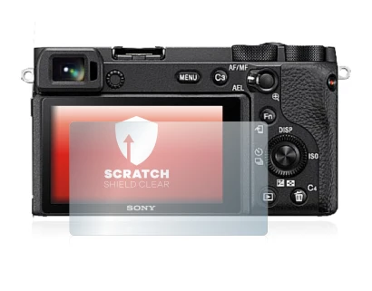 Immagine del dispositivo Sony Alpha 6600 con un'ampia varietà di protezioni per lo schermo.