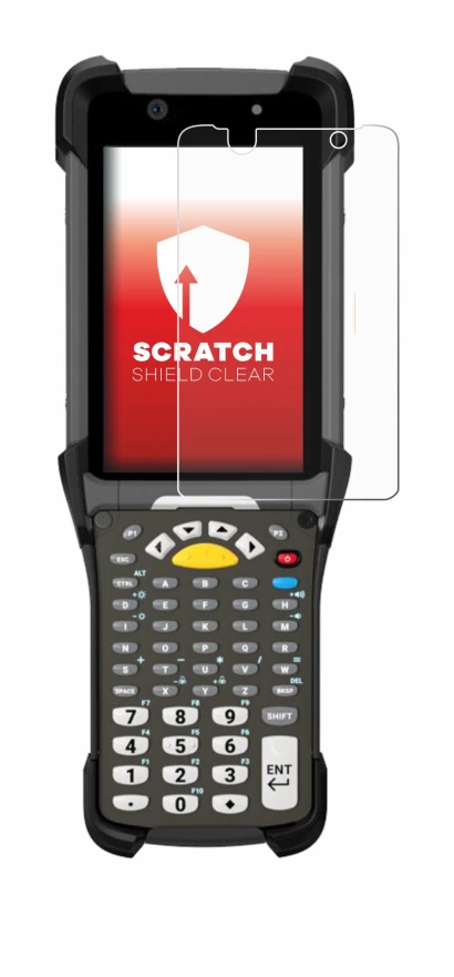 Immagine del dispositivo Zebra MC9300 con un'ampia varietà di protezioni per lo schermo.