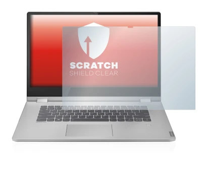 Immagine del dispositivo Lenovo IdeaPad C340 15" con un'ampia varietà di protezioni per lo schermo.