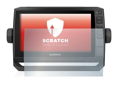 Immagine del dispositivo Garmin ECHOMAP UHD 92sv con un'ampia varietà di protezioni per lo schermo.