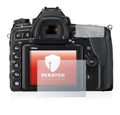 Immagine del dispositivo Nikon D780 con un'ampia varietà di protezioni per lo schermo.