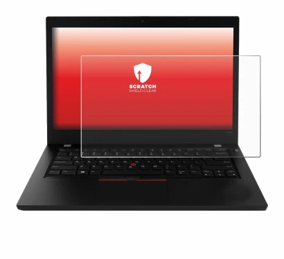 Immagine del dispositivo Lenovo ThinkPad L490 con un'ampia varietà di protezioni per lo schermo.