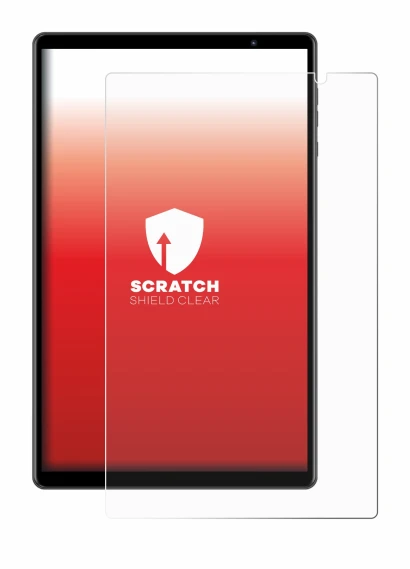 Immagine del dispositivo Teclast P10S con un'ampia varietà di protezioni per lo schermo.
